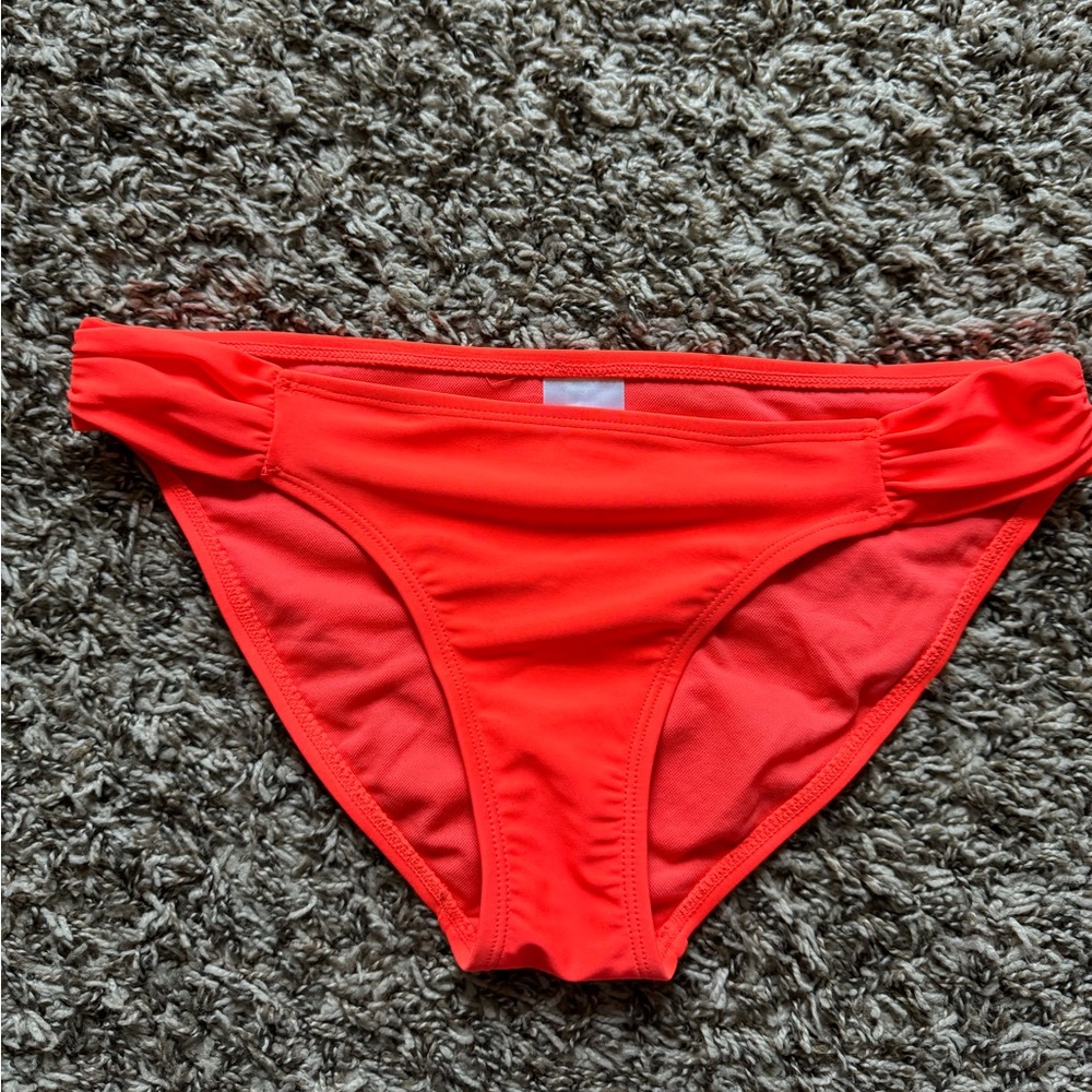 xhilaration neon orange bikini bottom